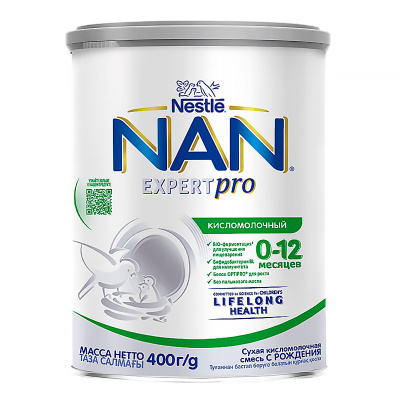 Cухая кисломолочная смесь Nan Expert Pro  0-12 месяцев 400 г Nestle